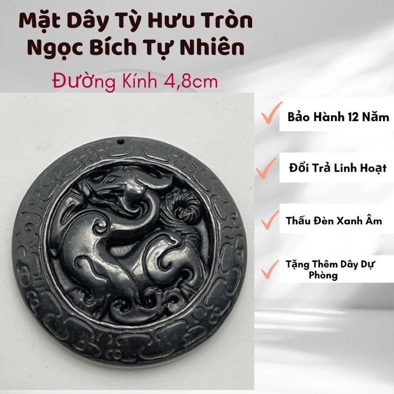 Mặt Dây Tỳ Hưu Phong Thuỷ Nguyễn Lợi,Phong Cách Tinh Tế Tặng Kèm Dây Đeo  Kèm Chứng Thư Giám Định Có Dây Đeo Và Hộp Đựng. Móc Khoá Kim Tuyến 