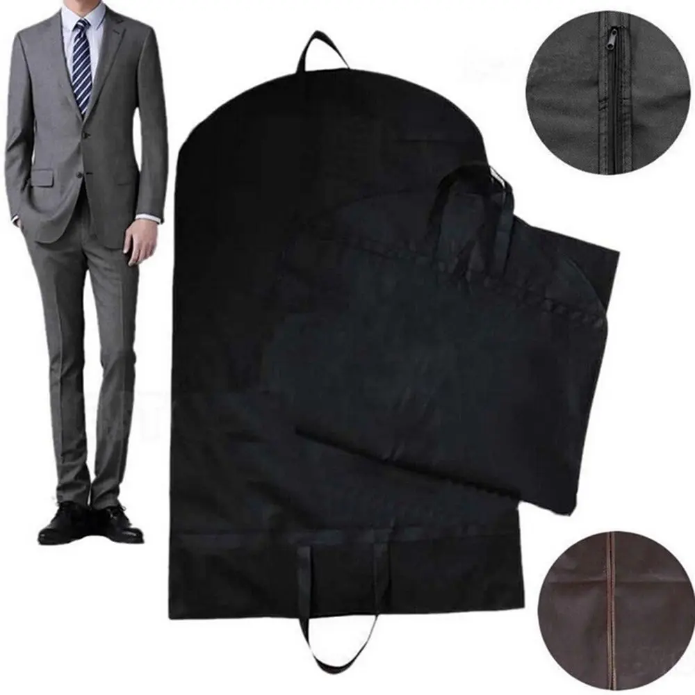 Anti-dust Dustproof Suit Coat Storage Bag Dress Garment Bag Cover Clothes Dust Cover Non-woven Fabric Case Wardrobe Organizer