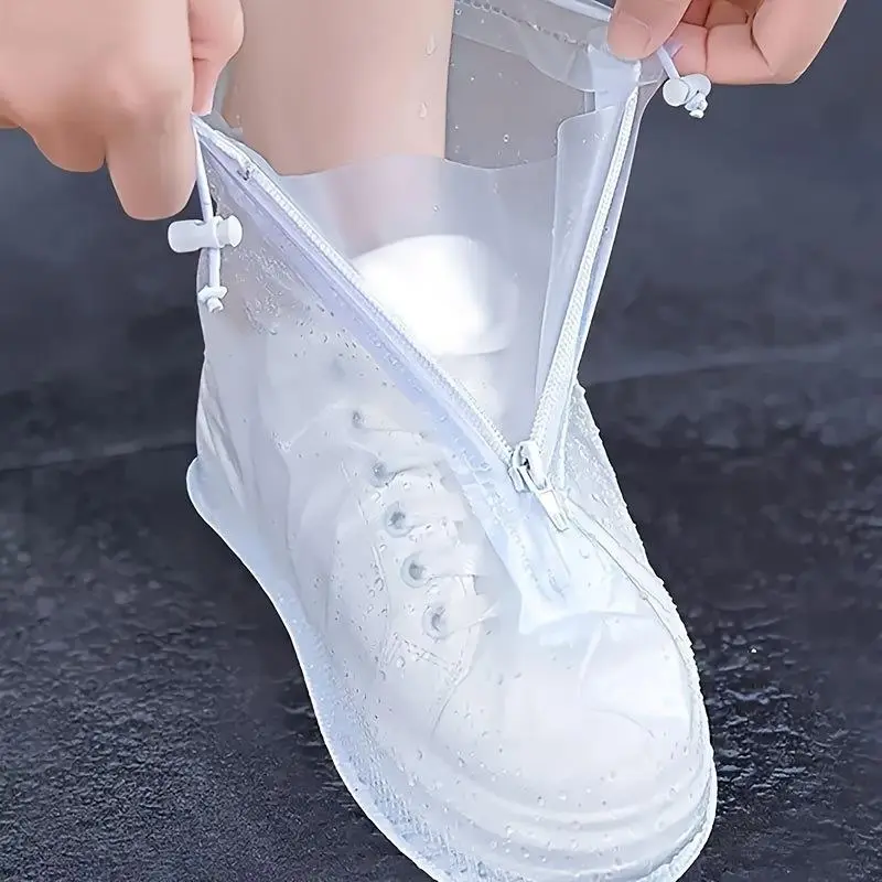 Shoe Cover, 1 Pair Waterproof & Durable Shoe Cover, Easy To Wear & Clean Shoe Cover for Outdoor Activities, Home Care Supplies, Disposable 0