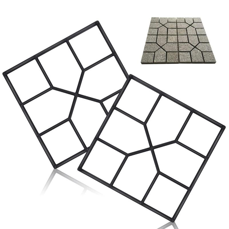 Cetakan Paving Block DIY Paving Blok Mudah Praktis Cetakan Jalan Teras Bentuk Trapesium 4