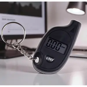 Elistooop Gantungan Kunci Pengukur Tekanan Ban Mobil Digital Tire Pressure Gauge LCD - 0069