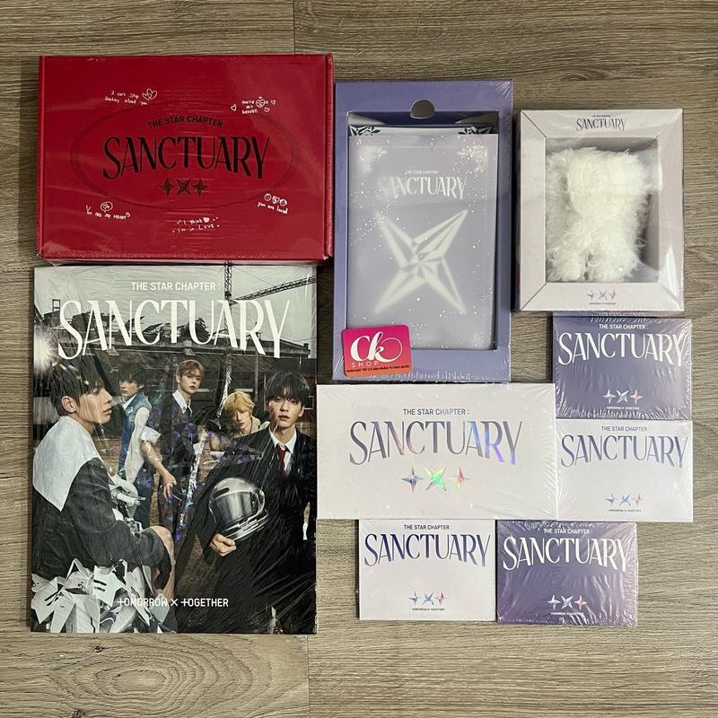 Bộ ảnh album TXT SANCTUARY có sẵn