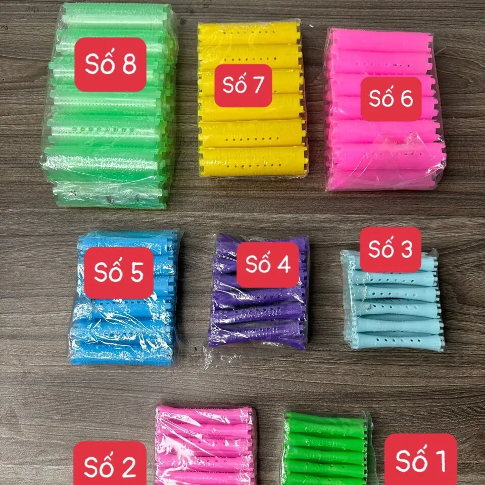 Trục lô uốn xoăn lạnh, xương uốn xoăn ( 1 TÚI 12 cái ) ( Màu Sắc các lô Có thể Giao Ngẫu nhiên nhưng vẫn đúng số )
