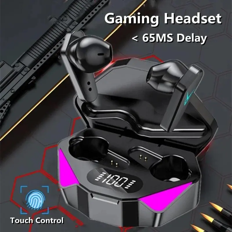 Tai Nghe Nhét Tai Nghe Chơi Game, X15 TWS, Tai Nghe Bluetooth Không Dây, Có Mic, Âm Thanh Âm Nhạc Trầm Định Vị Âm Thanh, Âm Nhạc Âm Thanh Nổi 9D, Tai Nghe HiFi, Thích Hợp Cho Game Thủ