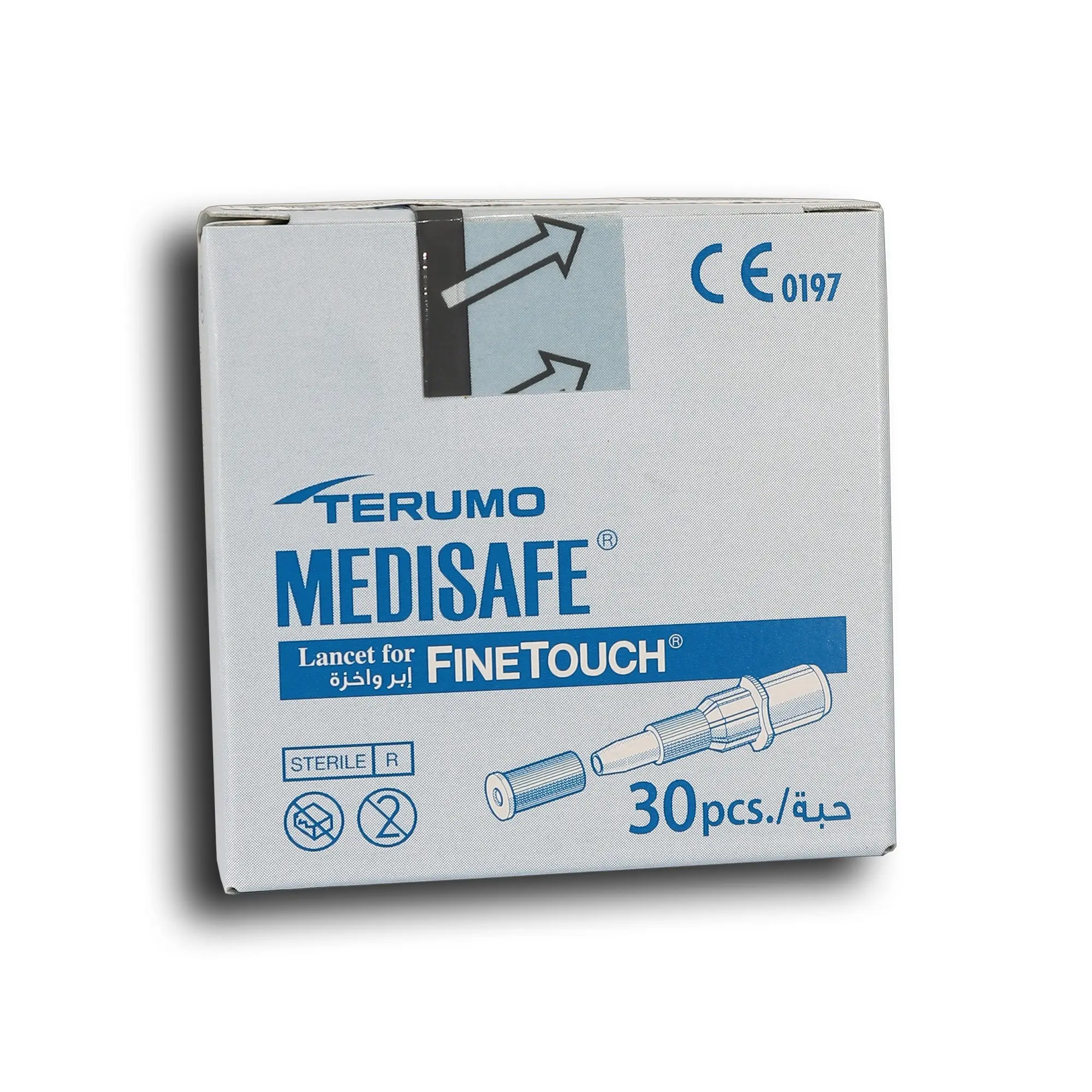 Kim Lấy Máu Thử Đường Huyết TERUMO MEDISAFE FIT C Hộp 30 cái