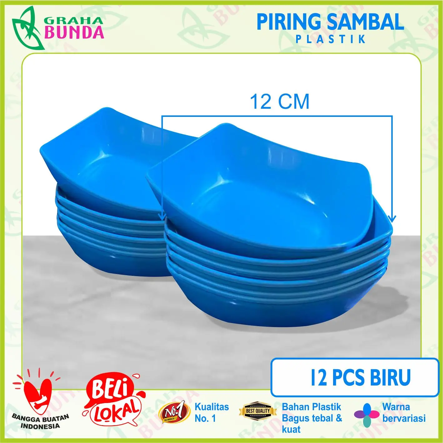( PROMO MURAH ) Graha Bunda PAKET 3 PCS / 6 PCS / 12 PCS Piring Sambal / Piring Sambal Plastik / Piring Plastik Sambal 4 Warna ( PROMO MURAH ) Graha Bunda PAKET 3 PCS / 6 PCS / 12 PCS Piring Sambal / Piring Sambal Plastik / Piring Plastik Sambal 4 Warna