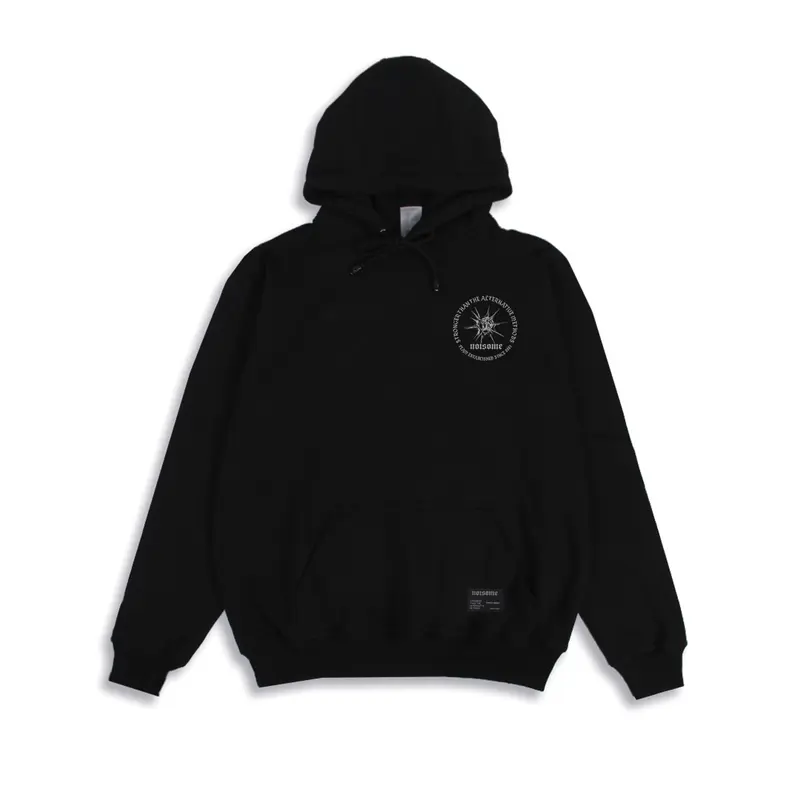 Noisome Sweater Hoodie - Thorn - Hitam High Pria Fleece 1