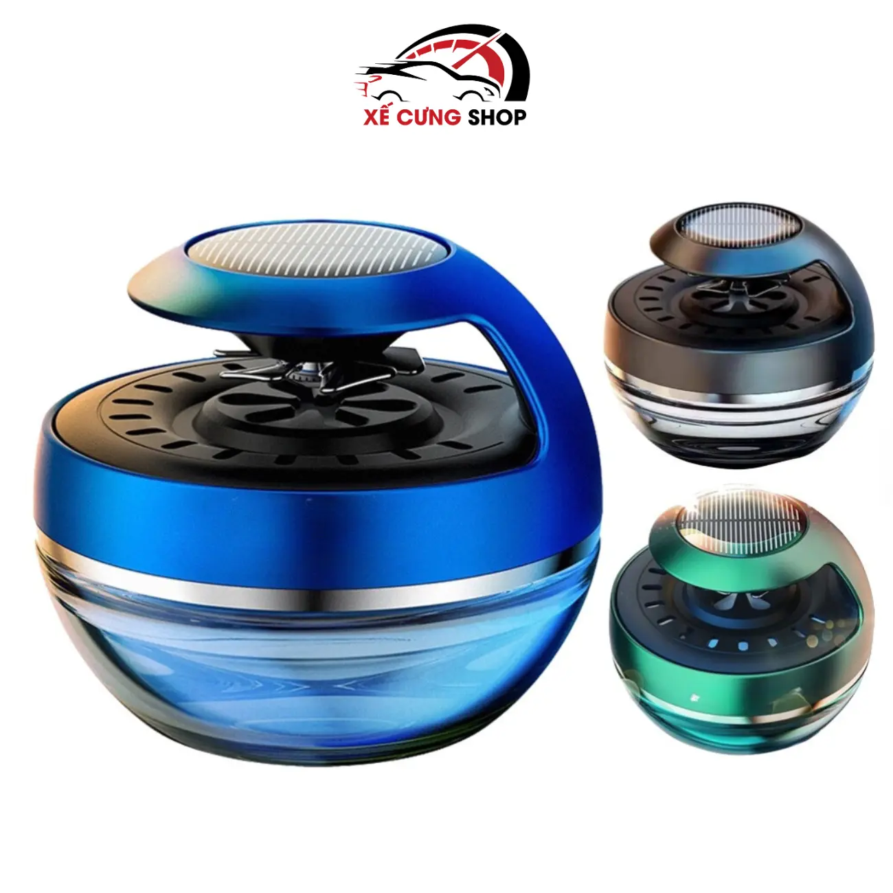Nước hoa ô tô cao cấp Atom chạy năng lượng mặt trời