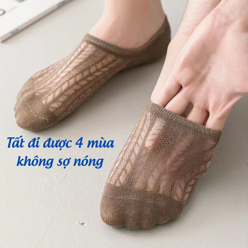 [Combo 5 Đôi] Tất Lười Nam Nữ TL02 Thiết Kế Dạng Lưới Thoáng Khí Chống Hôi Chân 7
