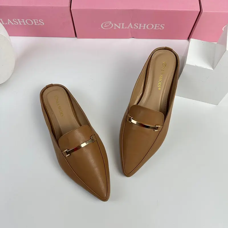 Onlashoes - Sendal Wanita Mules IssabeL Hak 3cm 7
