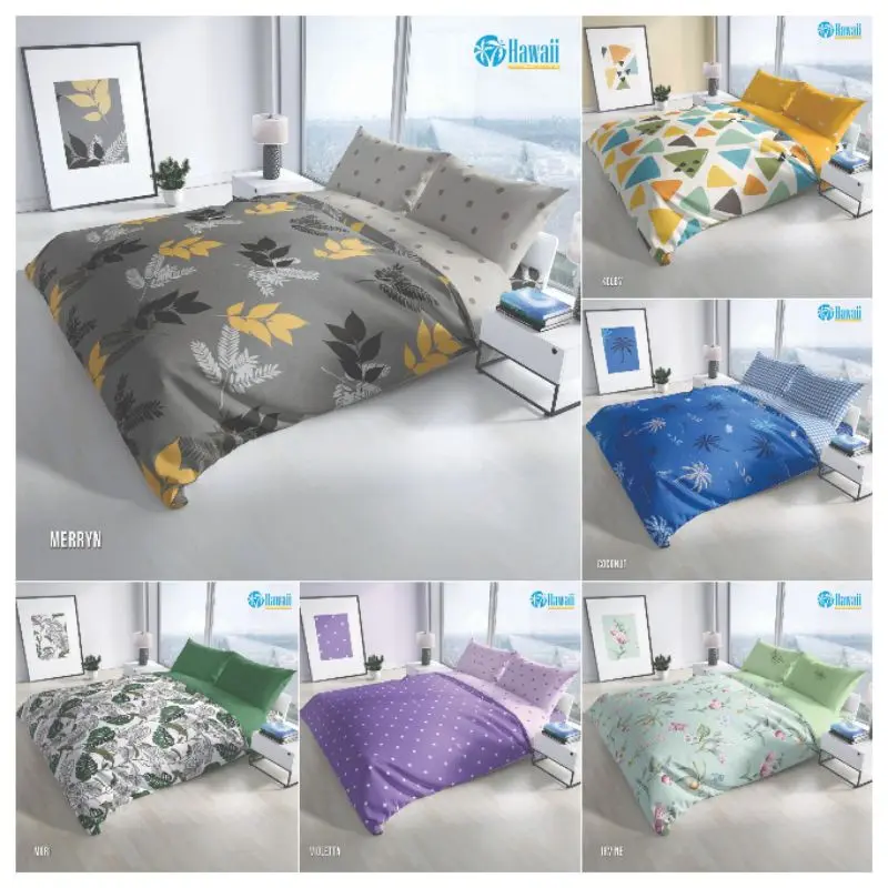 NEW BEDCOVER HAWAI SET 180X200 King Size