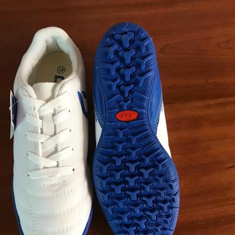 Giày EVA đế cao su xanh đỏ, hoa văn sao tăng độ bám khi vận động thể dục, thể thao và bảo hộ lao động Sport Giày Đá Bóng - Sneaker