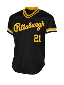 Jersey de béisbol para hombre con bordado de letras y números, frente con botones, corte regular, manga corta casual y cuello en V, ideal para todas las estaciones, top de moda para uso diario