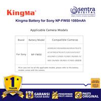 Gambar Kingma Battery Sony NP-FW50 for A6000 A6400 A7 II Zve10 dari Sentra Digital Kota Surabaya 4 Tokopedia