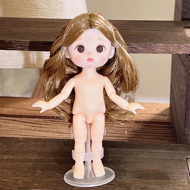 Búp Bê 16cm, Có Biểu Cảm Khác Nhau, Dễ Thương, Búp Bê BJD 1 / 8, 13 Khớp Có Thể Di Chuyển, Đồ Chơi Bé Gái, 1 Chiếc 5