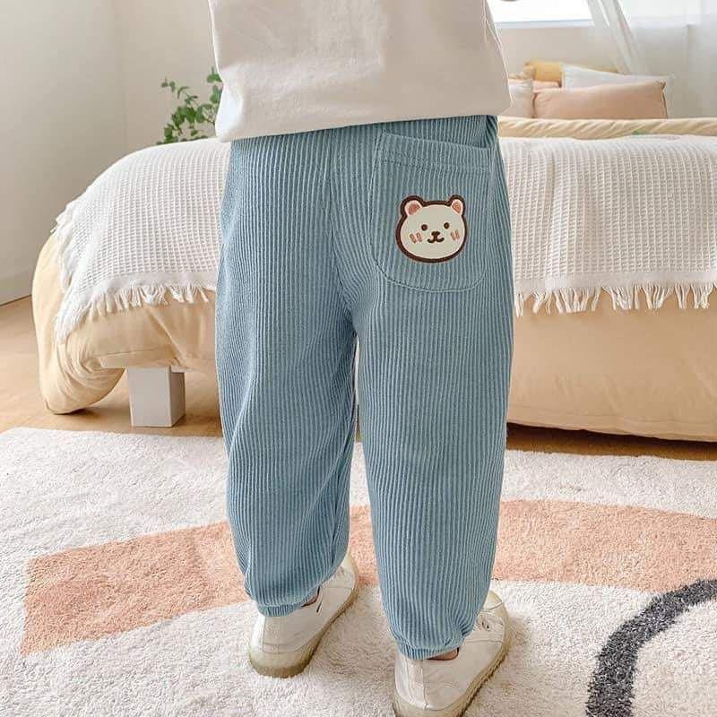  Quần bomber tăm bo gấu cho bé trai và bé gái mới năm nay 