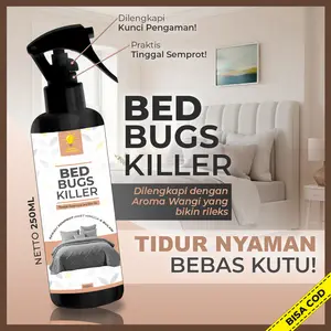 Clever Solutions ( Bisa COD ) Anti Kutu Kasur Bed Bugs Killer Pembasmi Tungau Kutu Busuk Kutu Kasur Sofa Karpet Ampuh 250ml