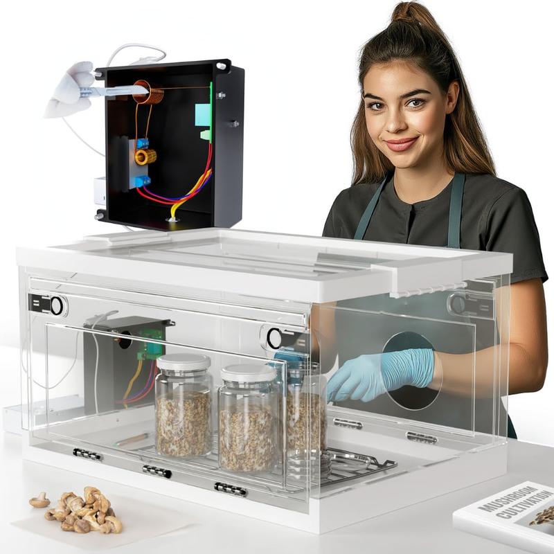 Advanced Still Air Box with Induction Scalpel for Agar Work, LC Prep ...