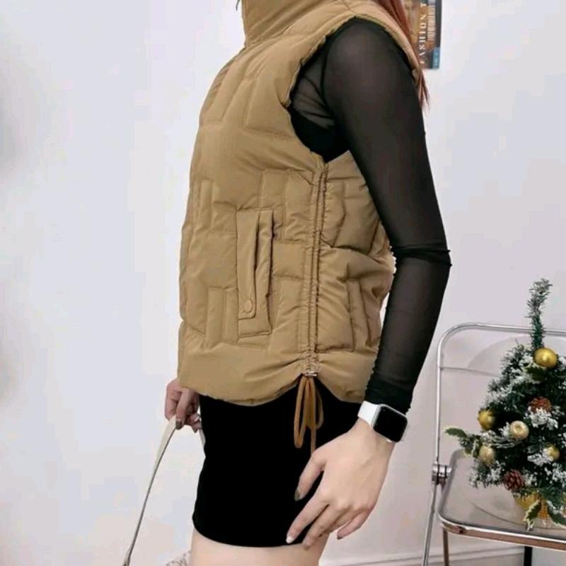Áo phao ghile siêu xinh dành cho chị em nha Nhung Nữ Voi Women áo khoác áo phao áo gile revive áo áo phao 0