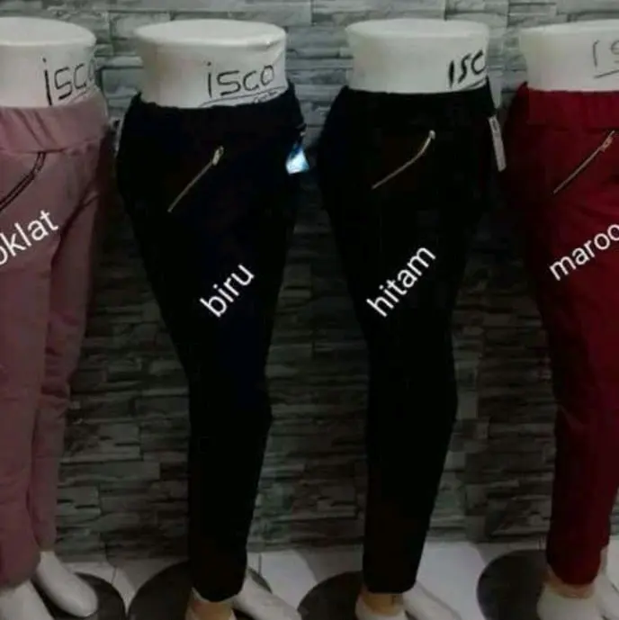 clana pensil restleting bahan crepe
