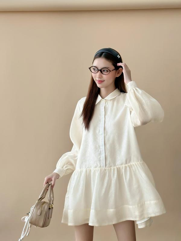 KIDO - Đầm babydoll tay dài LANA DRESS