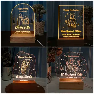 ((BISA COD)) PROMO KADO LAMPU AKRILIK - (HANYA BISA SKETSA FOTO ASLI, BUKAN CETAK FOTO ASLI) AKRILIK LED - AKRILIK LETTERING HANDWRITING - KADO PACAR - KADO ESTETIK - KADO ULTAH WEDDING WISUDA ENGAGEMENT