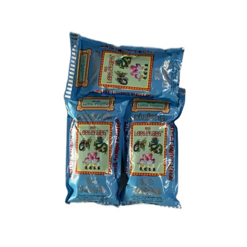 Set 3 gói trà long phụng xanh 1 gói 100g 4