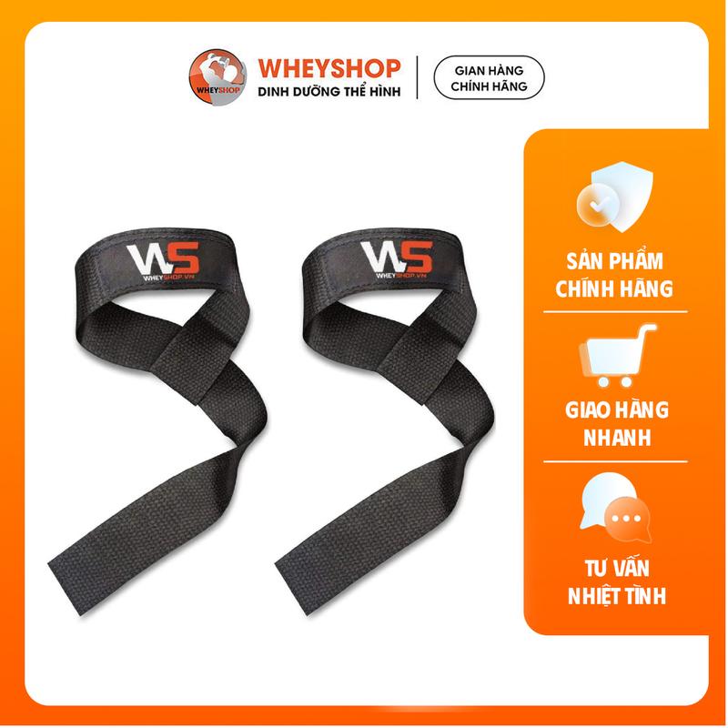  Dây kéo lưng hỗ trợ tập luyện - WheyShop lifting strap - WHEYSHOP VN 