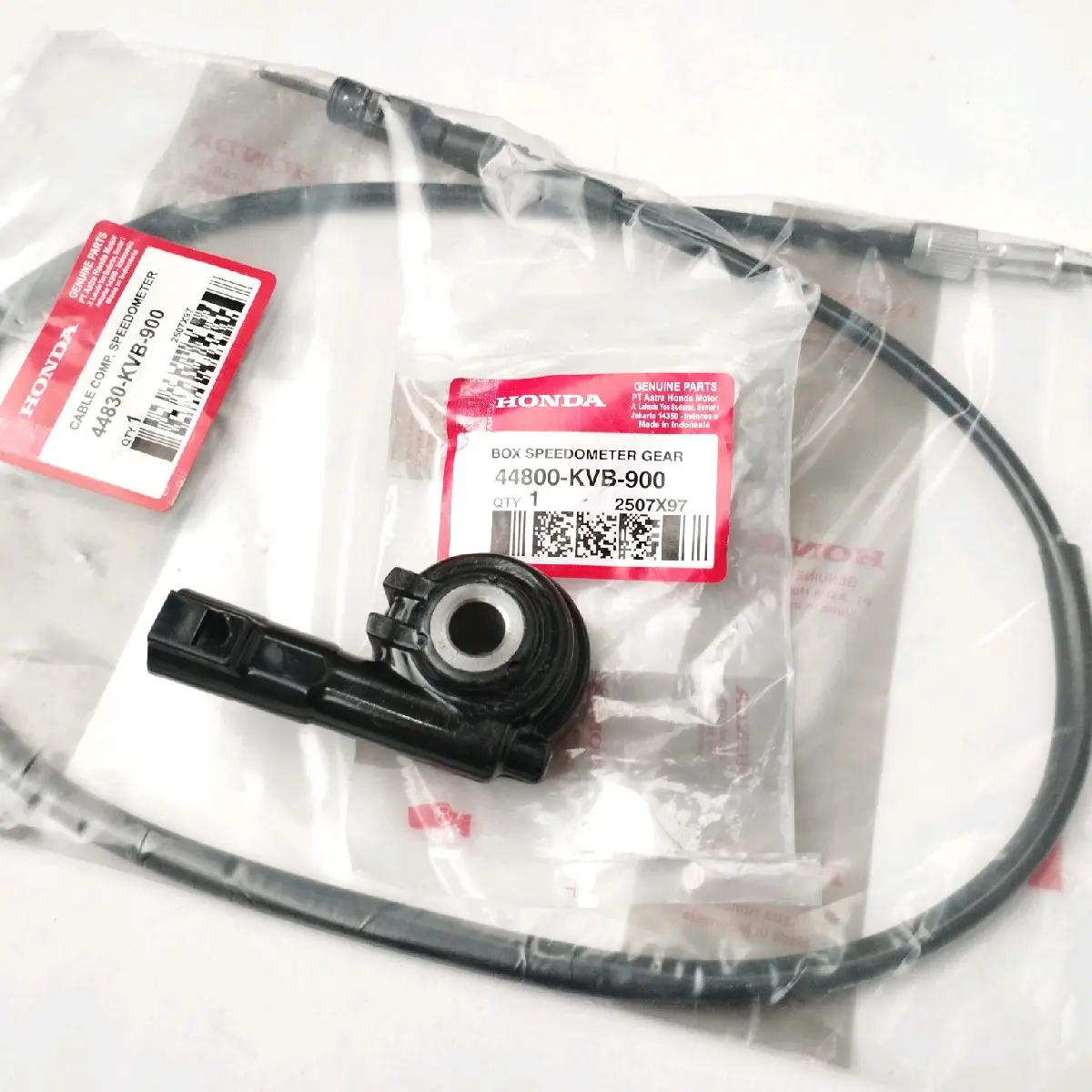 PAKET KABEL GEAR BOX CABLE KILOMETER SPIDOMETER BEAT SCOOPY VARIO SPACY KODE KVB