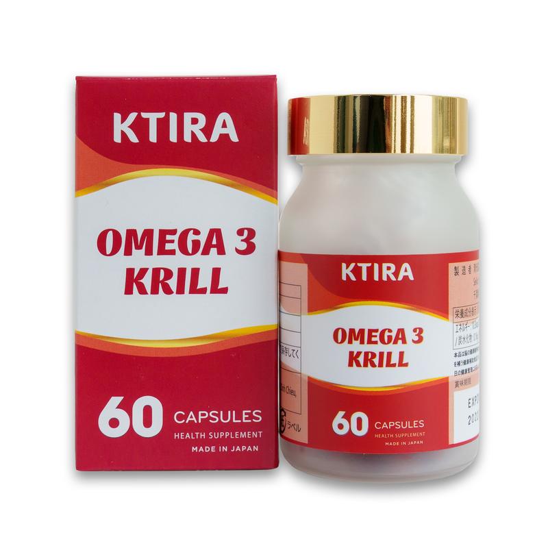 Viên Uống KTIRA Omega 3 Krill Dầu Nhuyễn Thể