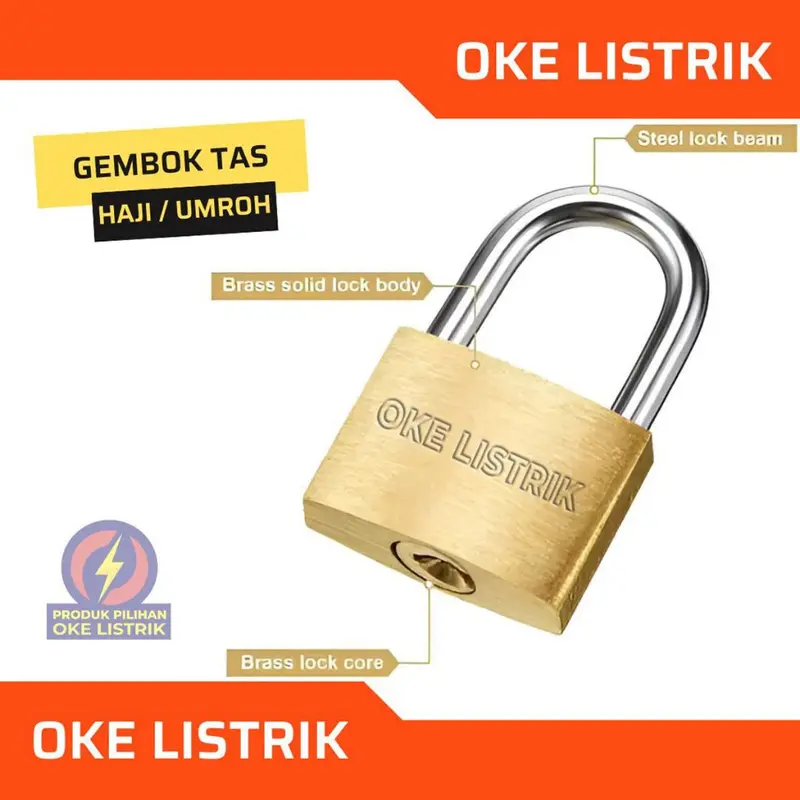 GEMBOK KOPER TAS UMROH HAJI MINI ANTI MALING KECIL TRAVEL ANGKA PASSWORD SEKOLAH COACH RANSEL SWISS LUCU 2