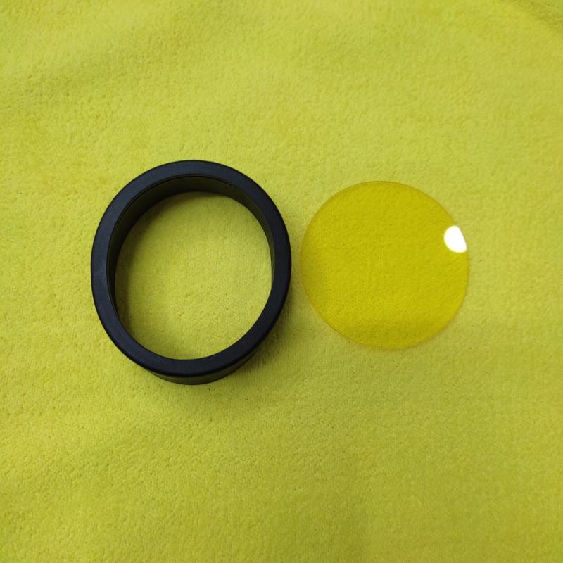 Phụ kiện len sương mù màu vàng gắn đèn trợ sáng L4x cho xe máy , xe điện