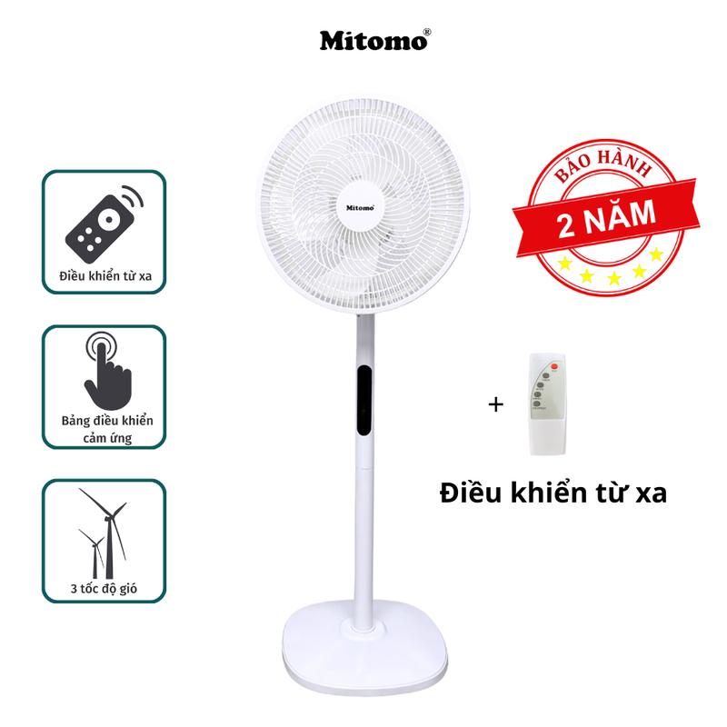Quạt Đứng Mitomo FCE - 60AE có điều khiển từ xa, hẹn giờ - Bảo hành 2 năm quatdien Fan QuạT