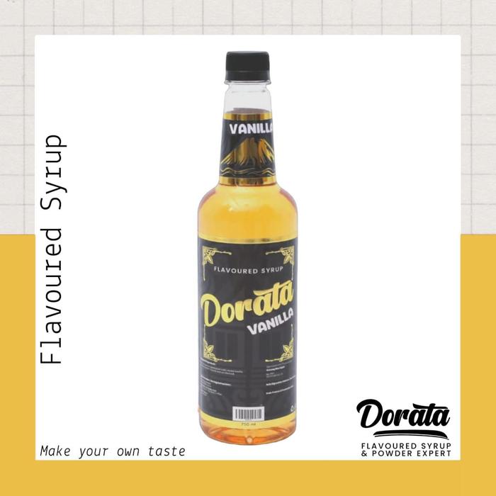 Gambar Flavoured Syrup Dorata Vanilla 750ML dari Tadi Pagi Coffee Roastery Kota Depok Tokopedia