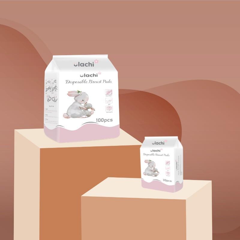 [Thấm Nhanh - Thoáng Khí] Miếng Lót Thấm Sữa Ulachi Bịch 100 miếng Tiện Lợi Cho Mẹ