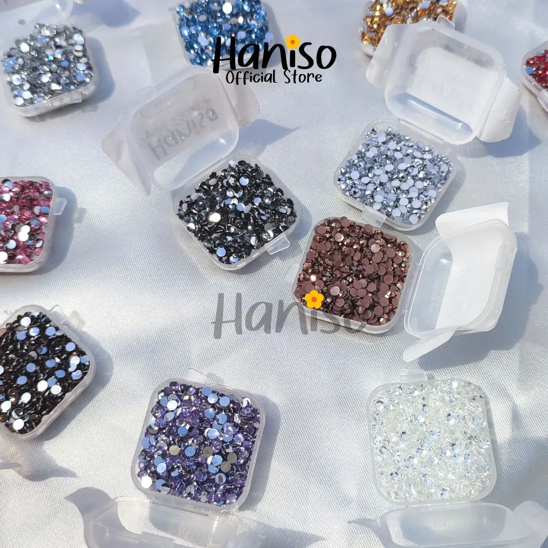 Premium Rhinestone Gemstone Crystal Manik Henna Kristal 3mm