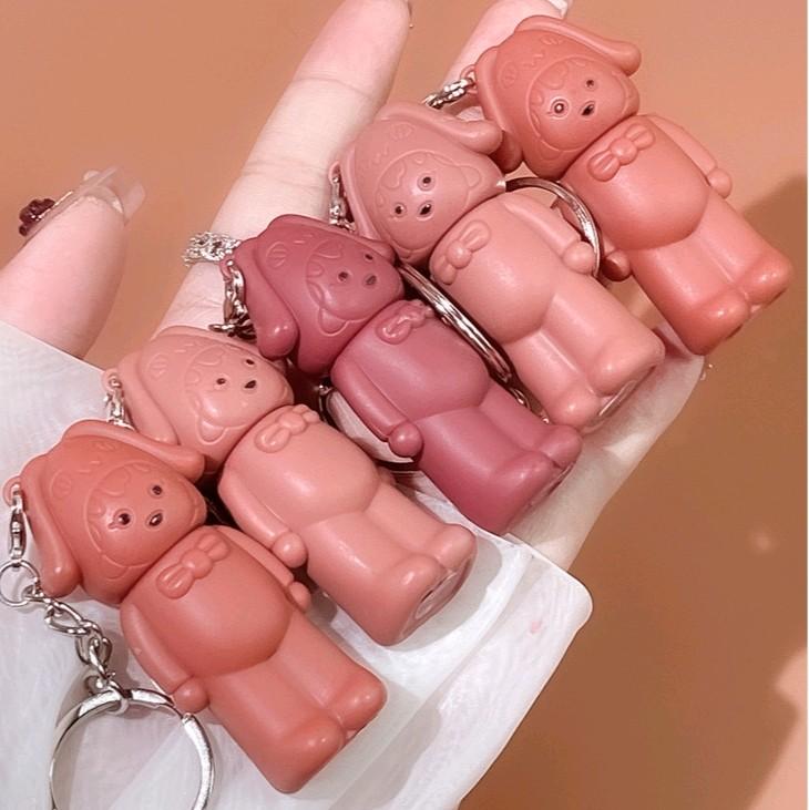 SON MÔI CÓ MÓC KHOÁ SIZE NHỎ MINI SIÊU XINH 2IN1 QUÁ TIỆN LỢI 5