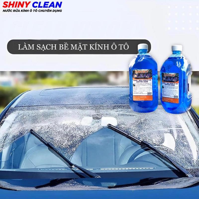 Product Introduction of 2 Lít Nước Rửa Kính Chuyên Dụng Dành Cho Ô Tô SHINY CLEAN Chính Hãng, Đổ Trực Tiếp (Không Pha), Phù Hợp Với Mọi Dòng Xe chất lỏng không bảo hành 15