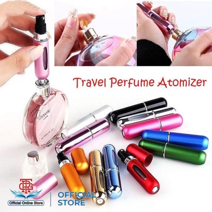 5ML Travel Portable Perfume Refill Mini Twist Spray Atomizer Bottle ...