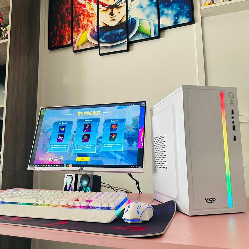 Máy Tính PC GAMING CORE I3 9100F | Ram 8G DDR4 2400 | SSD 256G | Vga GTX 1050 2G | LCD 22 inch 75hz