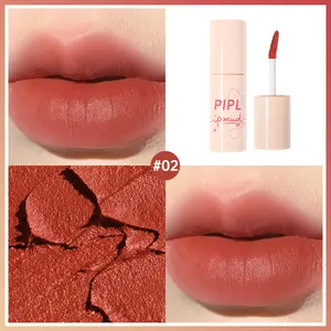 【PRADAHID】 Lipstik Airy Lip Glaze Matte Velvet Soft Fog Memutihkan Bibir Pelajar Secara Permanen