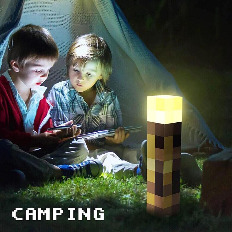 Product Introduction of Pixel Design Handheld Flashlight, LED Lights, Cordless LED Night Light, Rechargeable Novelty & Gag Toys Gift, Holiday Essentials, Back To School 7