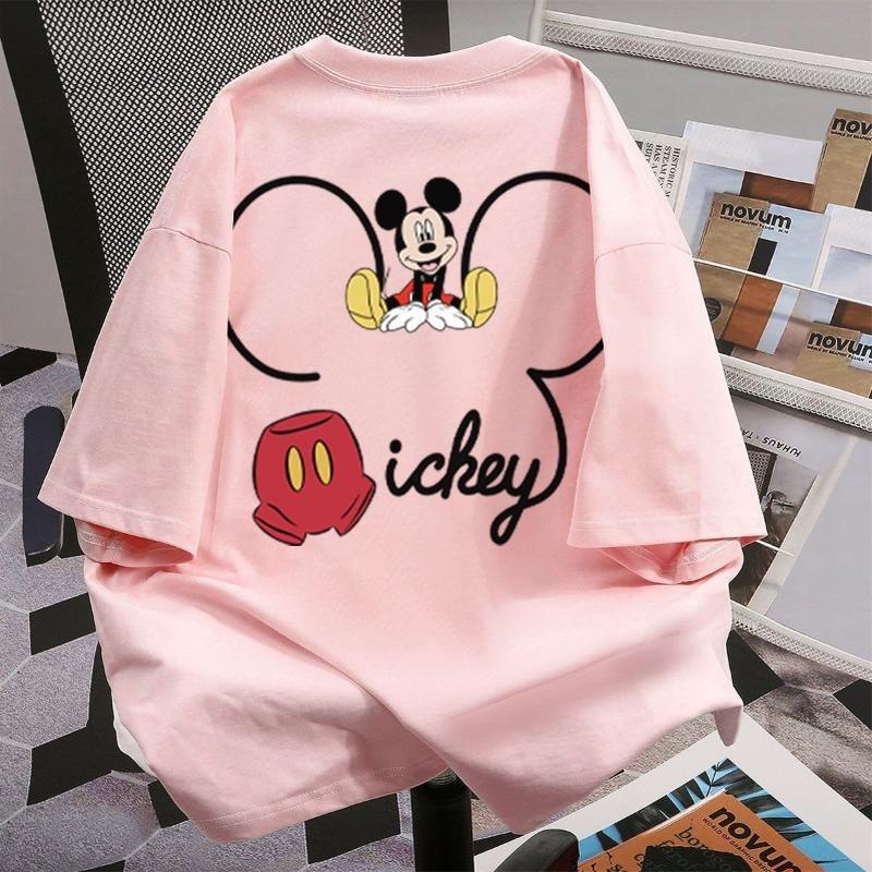 Product Introduction of Summer Casual Fun Cartoon Printing Design Loose Printing Crew Neck Short Sleeve T-Shirt Couple Top boxy  shirt oversized  shirt  men 8