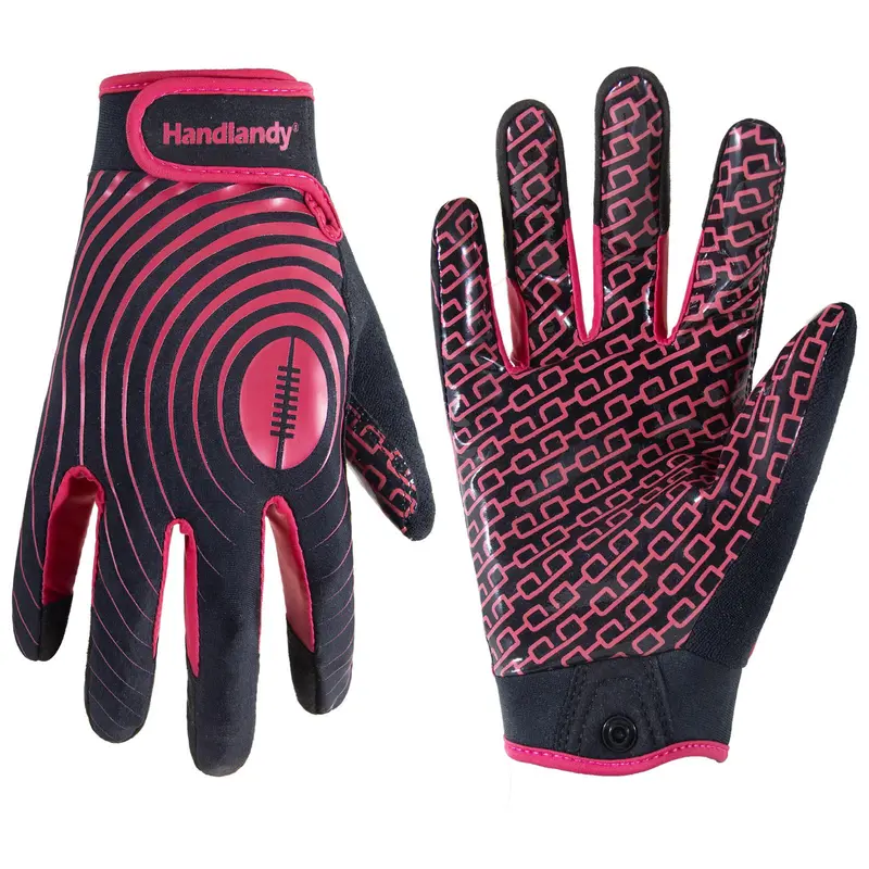 Eid Al-Adha Football Gloves for Adults and Youth (1 Pair), Summer Lightweight and Flexible Sports Baseball Football Accessories, Hand Protection Gloves, 7