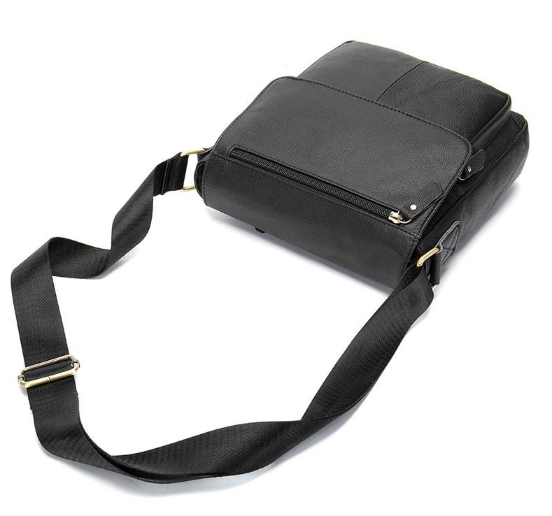 Liinz Túi Đeo Chéo Da Bò Nam L819 - Kích thước: 24x27x8cm