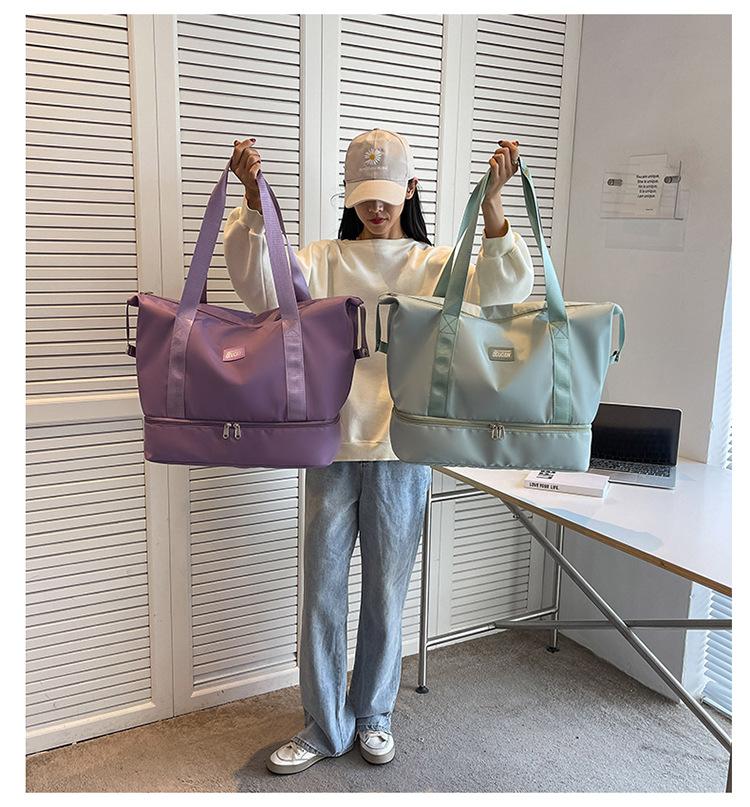 Product Introduction of Sports Workout Travel Handbag, Short Distance Lightweight Water-Proof Bag, Shoe Bag, New Portable Trolley Case, Large-Capacity Luggage Bag, Storage Gym Bag 19