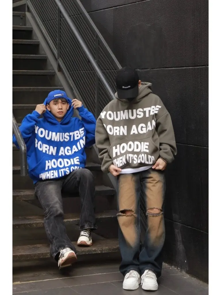 Áo hoodie nam nữ in nổi WHEN IT'S COLD phong cách siêu hottrend Menswear Unisex