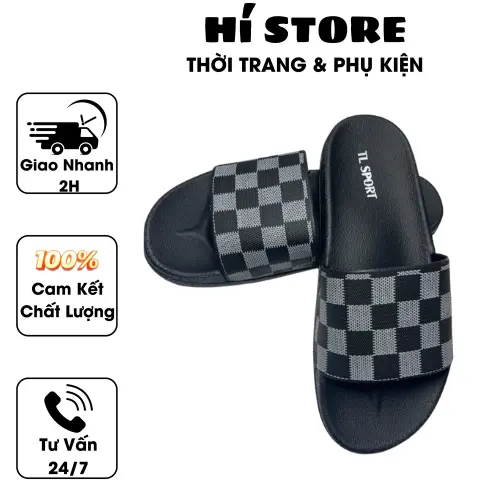Dép lê, dép đúc , dép quai ngang nam nữ Ca Rô thời trang bền đẹp giá tận kho hssv tphcm. 2