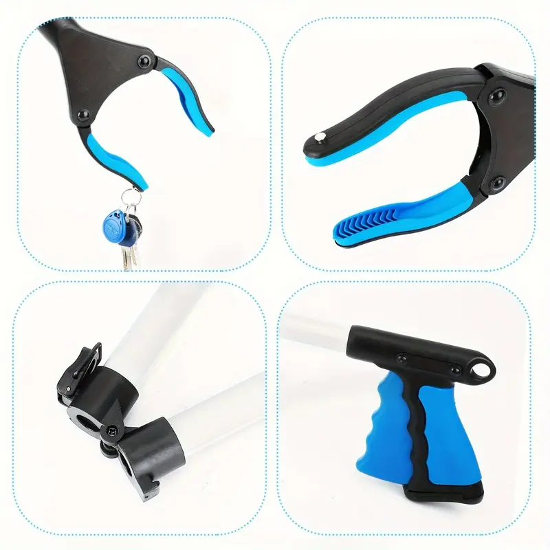 Folding Design Garbage Clip, Longer & More Convenient Garbage Trash Picker, Widely Use Garbage Trash Picker for Hospitals Shopping Malls 6
