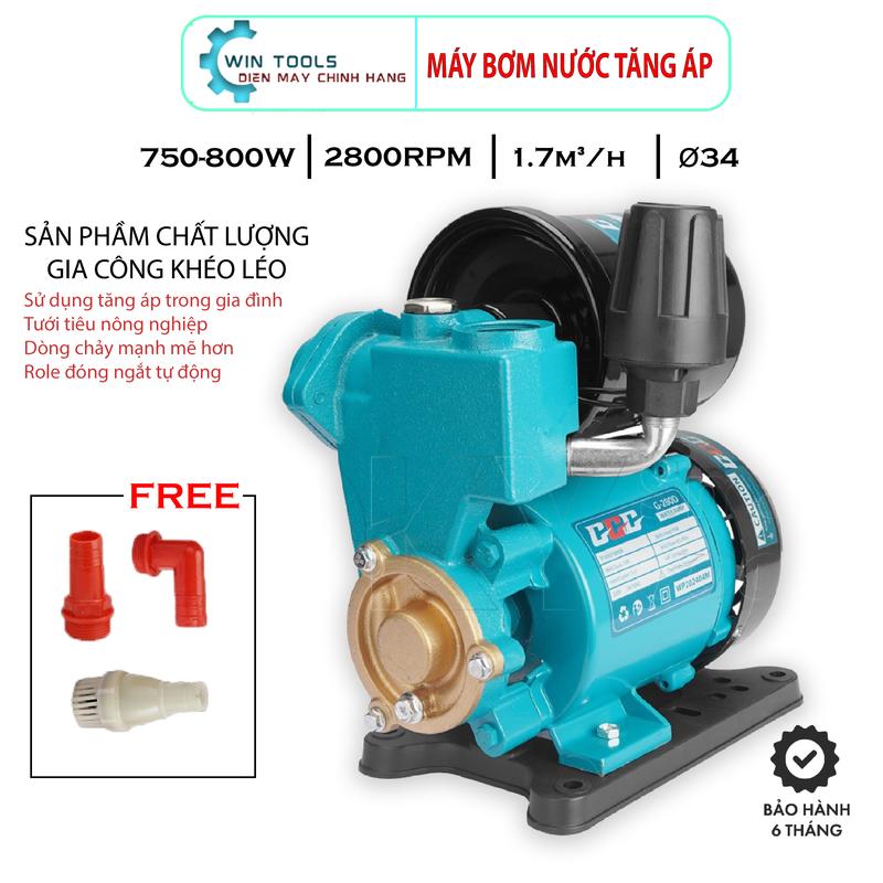 MÁY BƠM NƯỚC TĂNG ÁP GGG CÔng suất cao 750-850W CÔNG SUẤT CAO cho hiệu quả làm việc cao bơm nước mạnh mẽ 1,7 m3 h